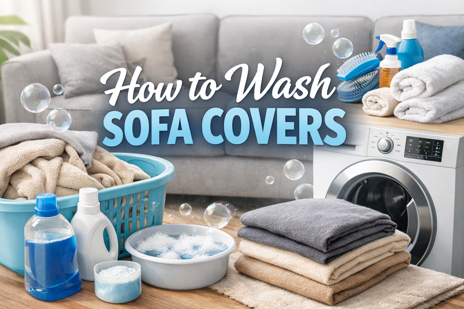 How to wash the sofa covers