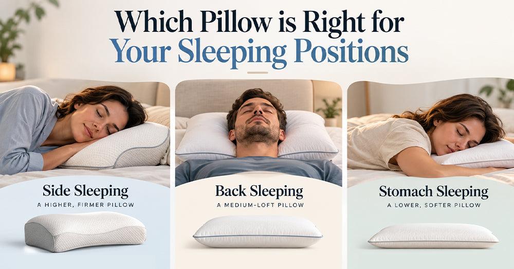 Which Pillow is Right for Your Sleeping Position?