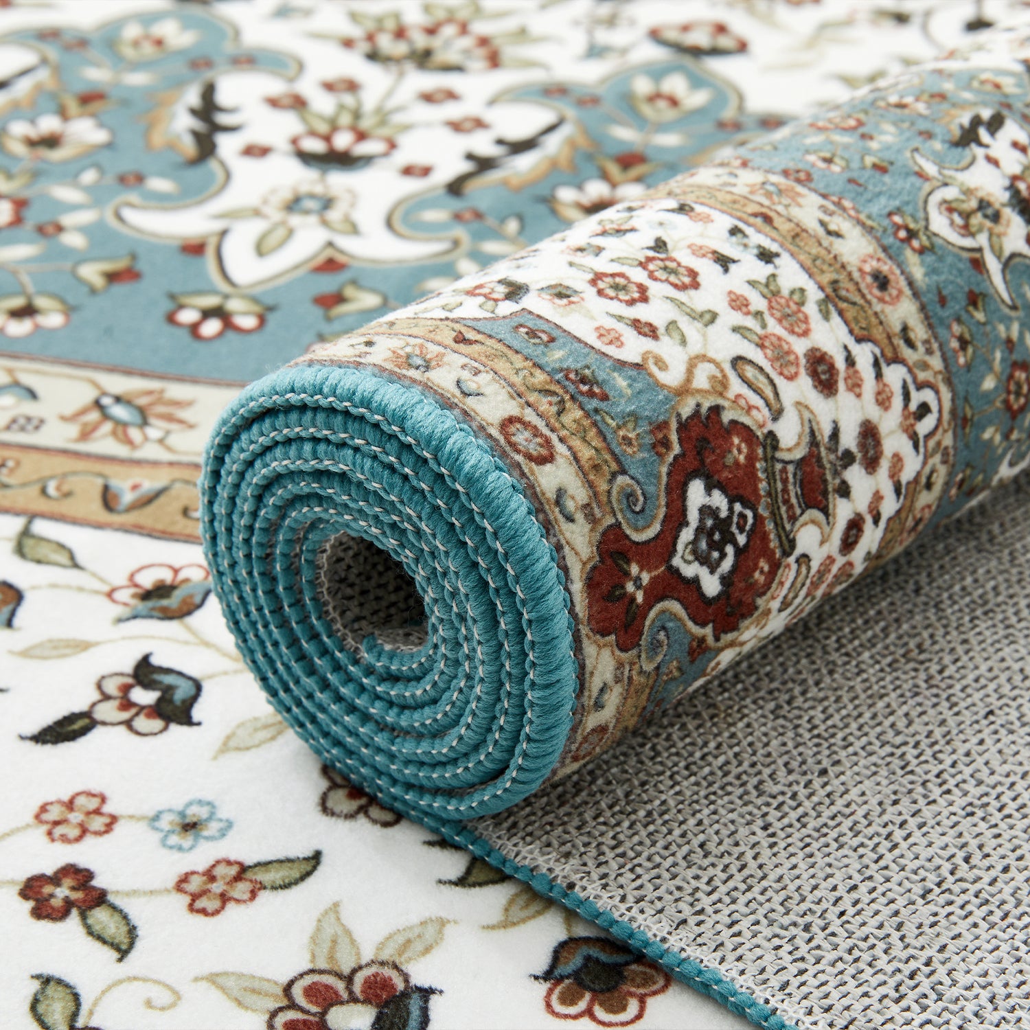 Luxury Ornate Floral Rug Timeless Design for Living Rooms