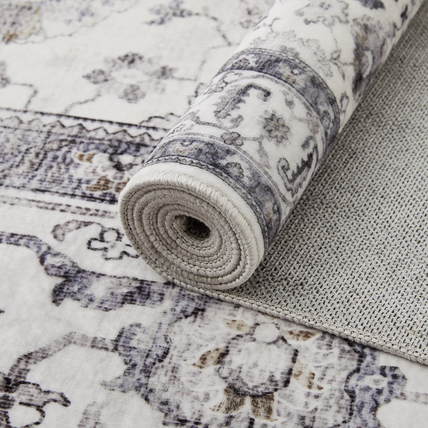 Distressed Persian Rug for Living Room