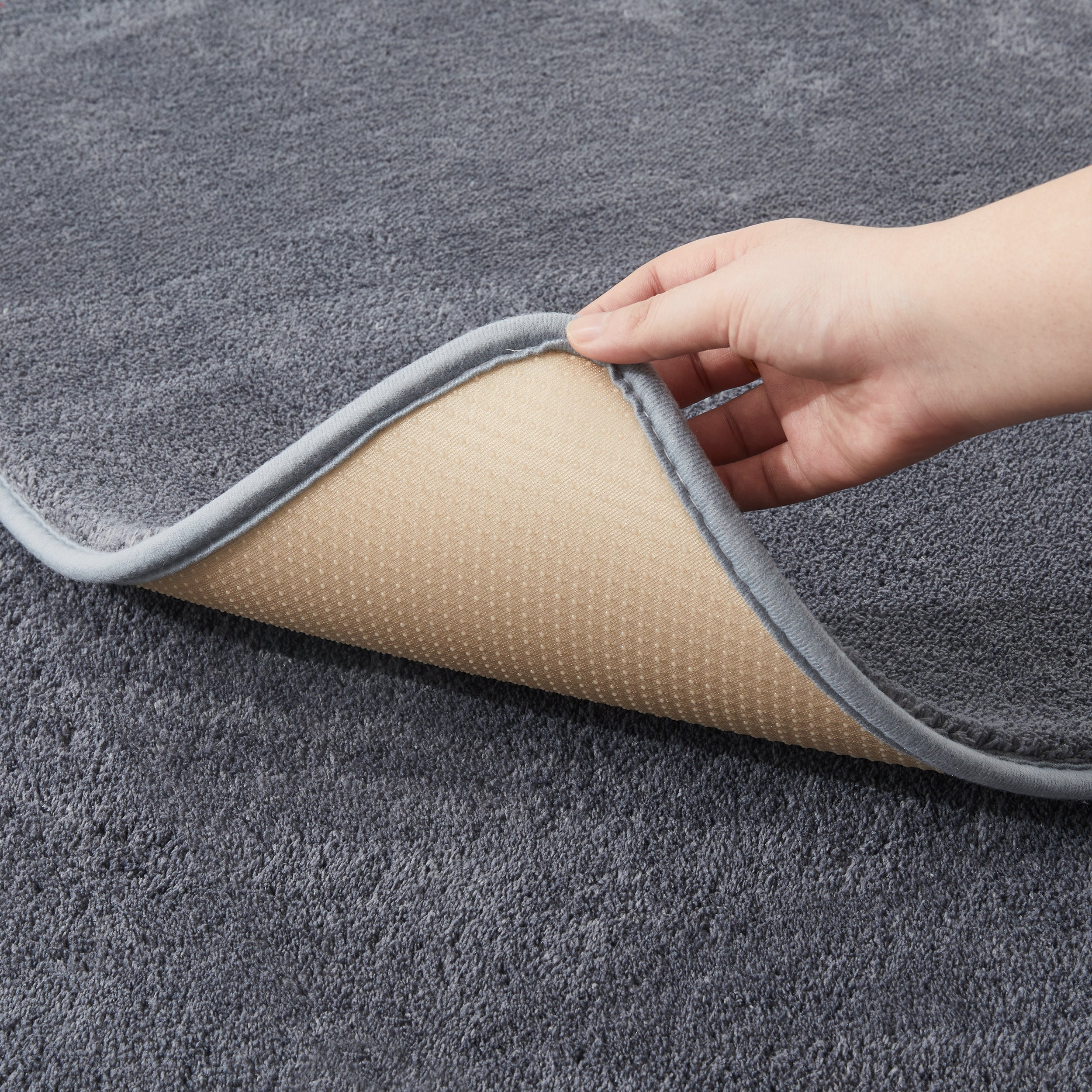 Fluffy Large Area Rug - Low Pile & Thick Pashmina Style