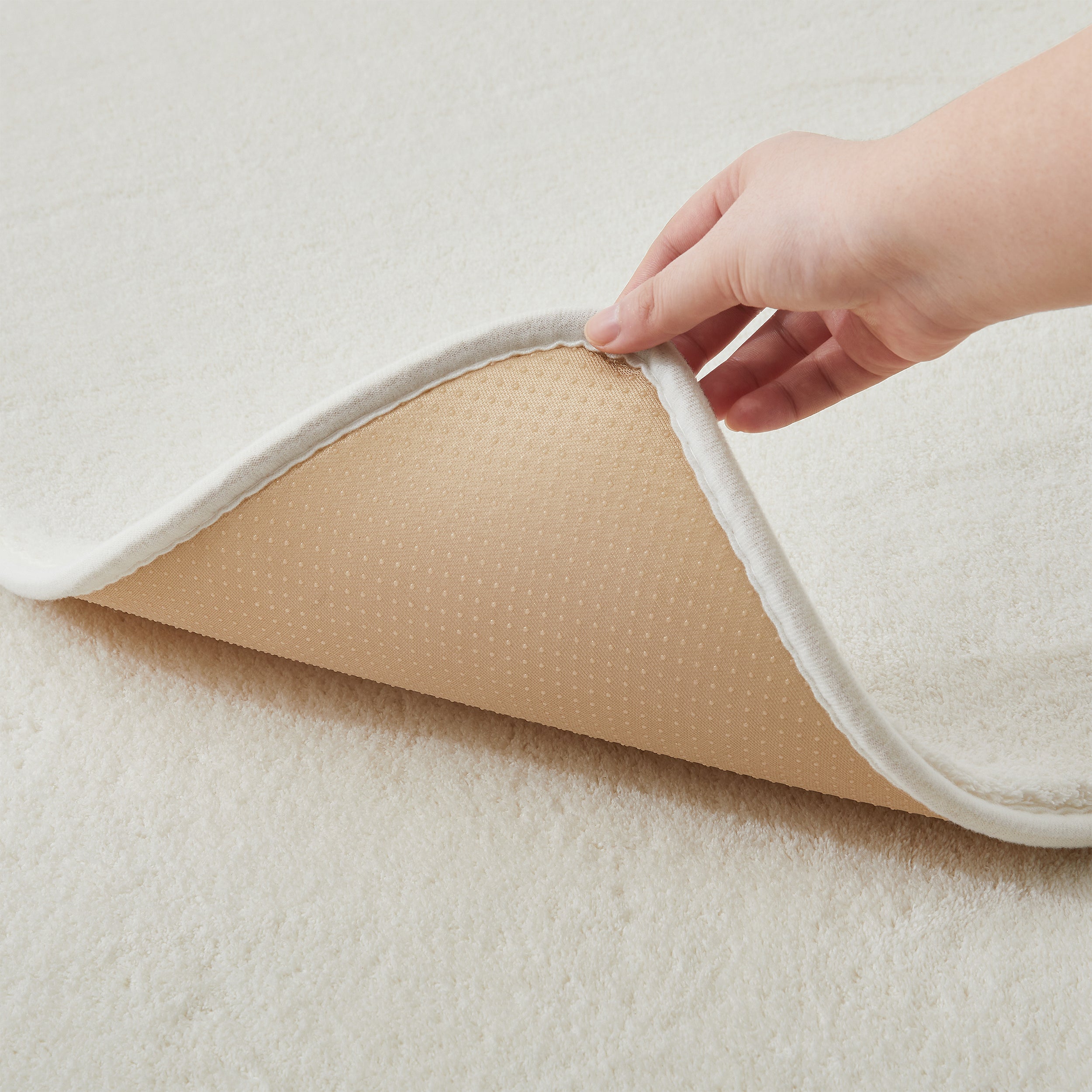 Fluffy Large Area Rug - Low Pile & Thick Pashmina Style