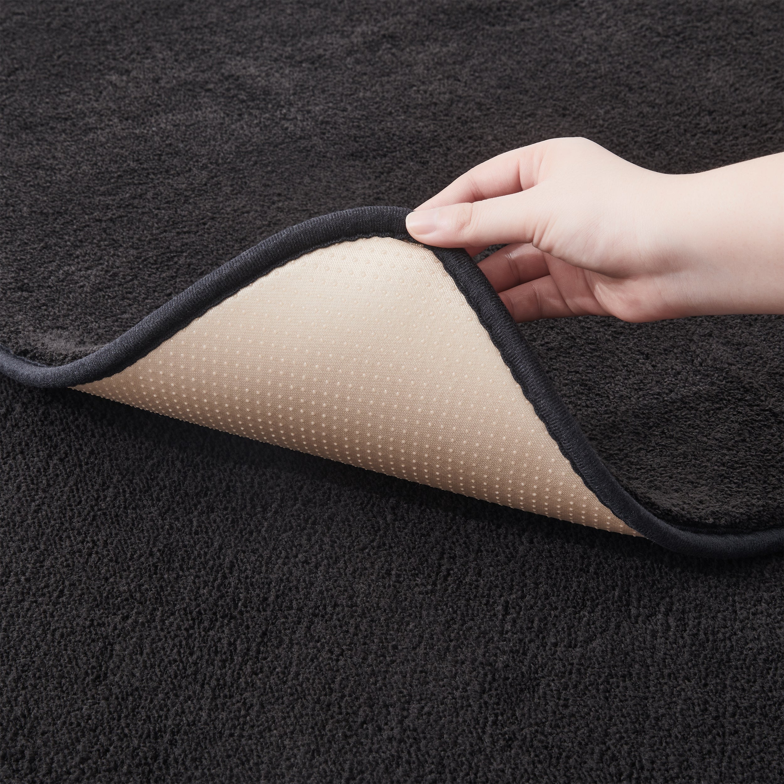 Fluffy Large Area Rug - Low Pile & Thick Pashmina Style