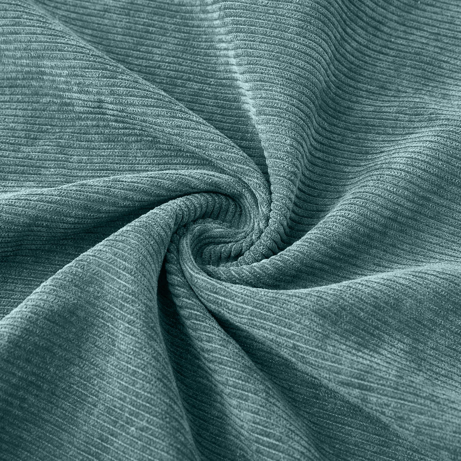 Velvet Corduroy Teal Cushions Cover