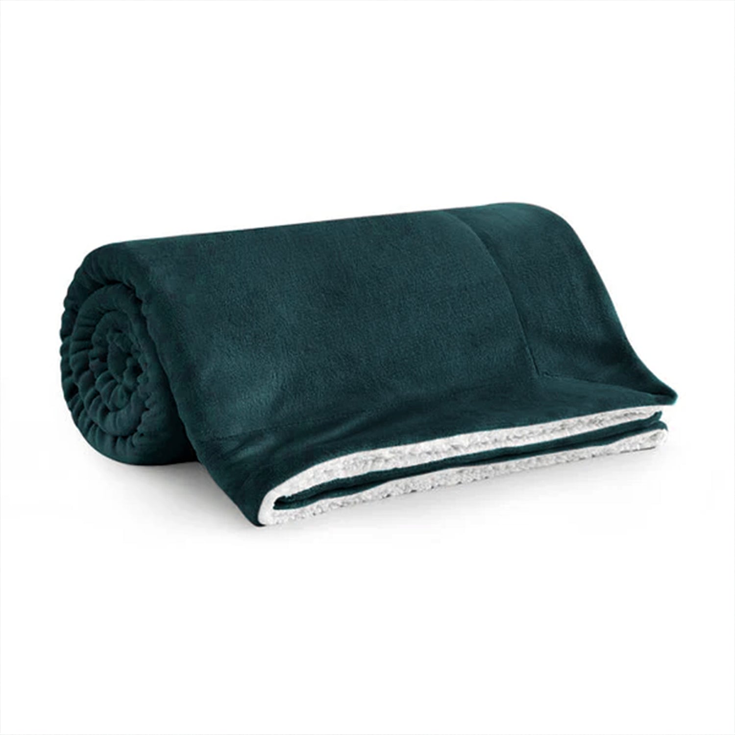 Emerald Green Sherpa Blanket