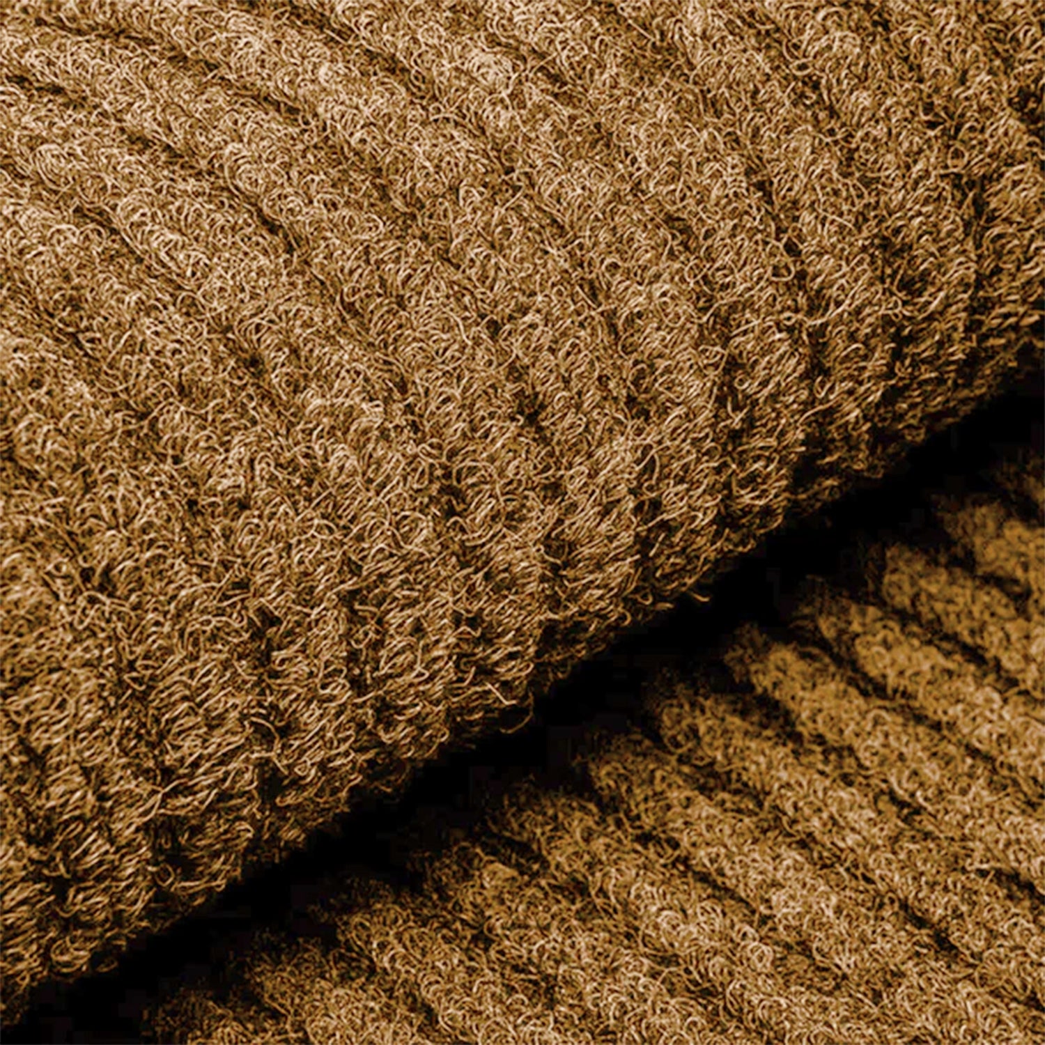 Brown Heavy Duty Door Mats Outside Non Slip Rubber PVC Dirt Trapper