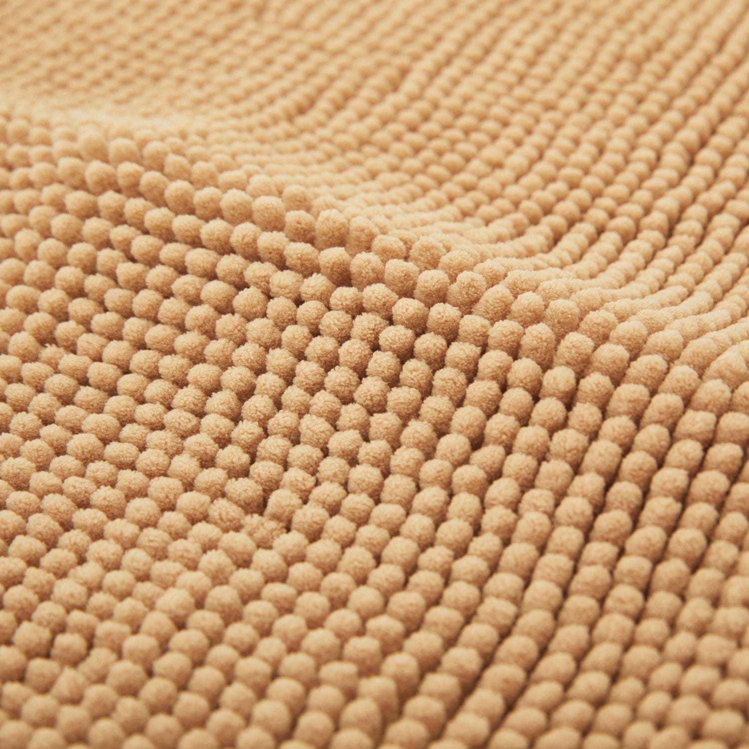 Chenille Beige Bath Mat
