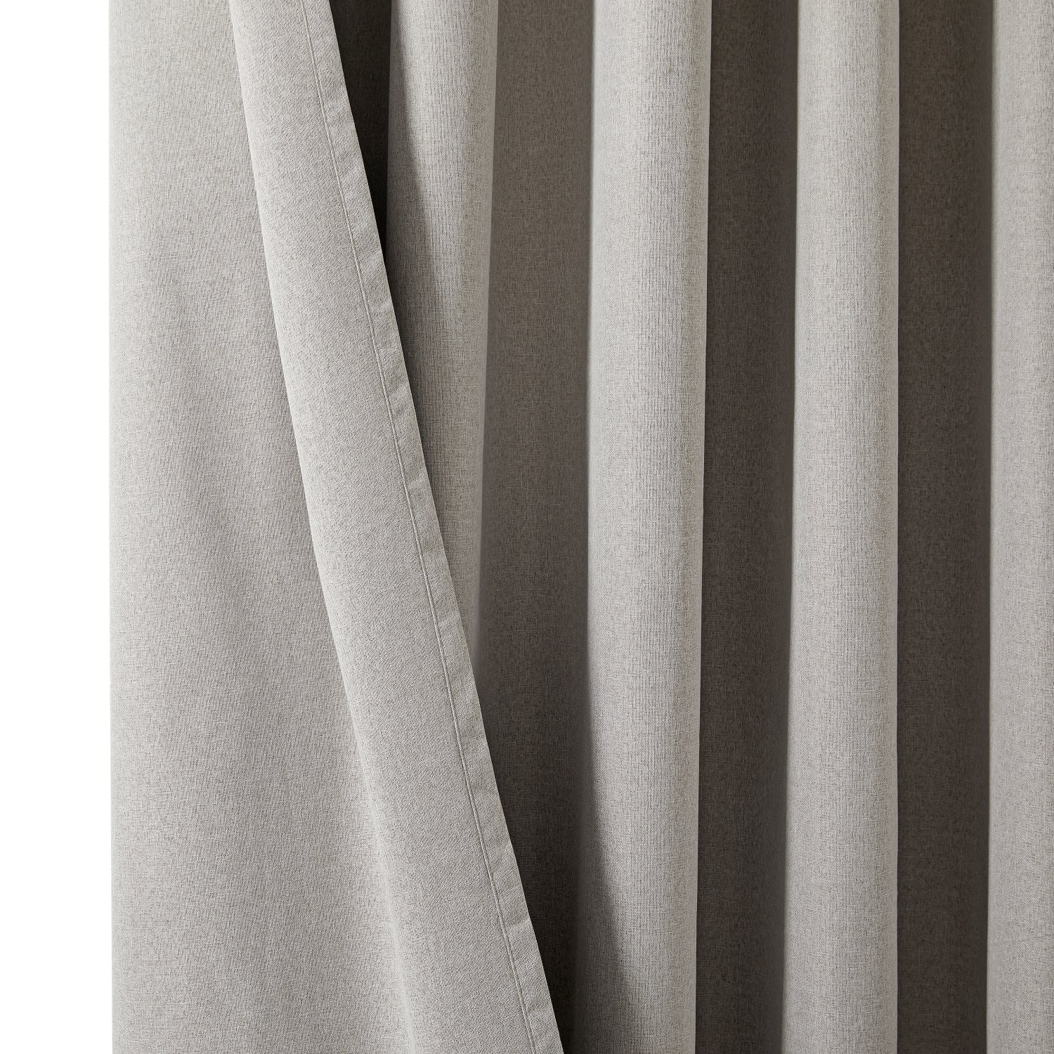 Beige ready made curtains