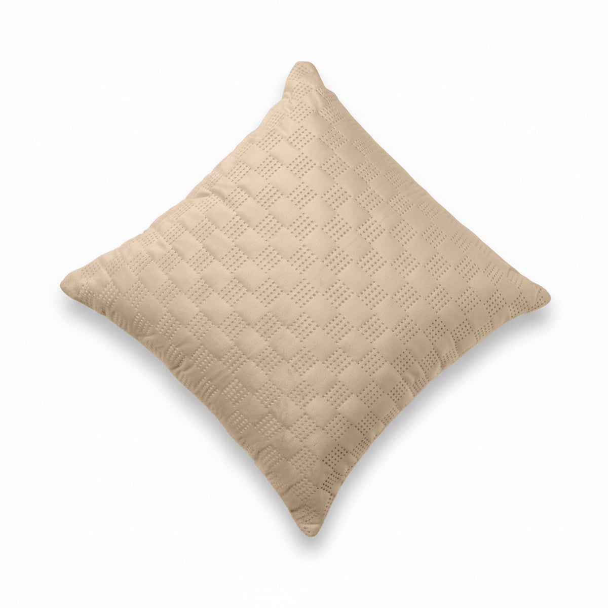 Pack Of 2 Square Velvet Cushion Cover Check Pattern