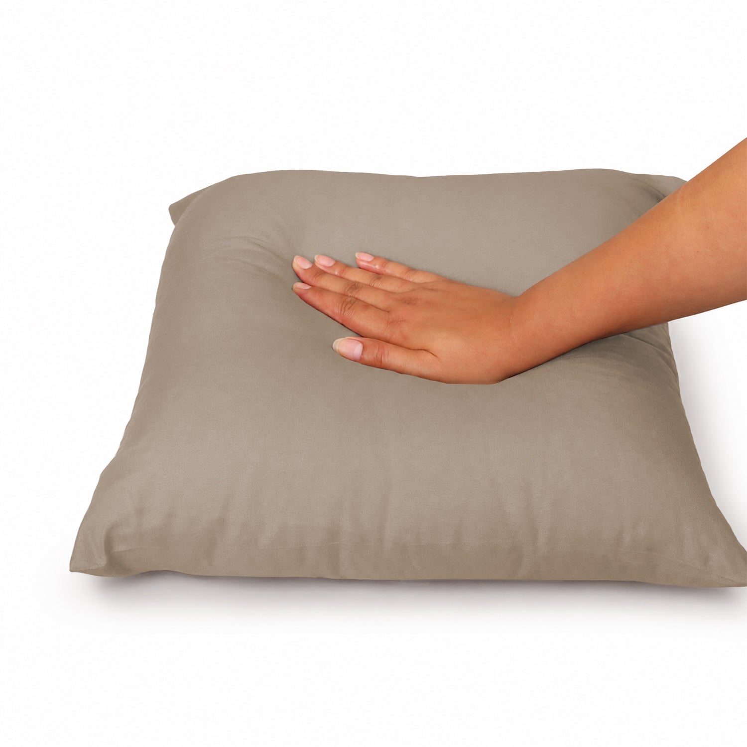 Pair Of Soft Microfibre Plain Cushion Covers for Sofa, Bed & Living Room
