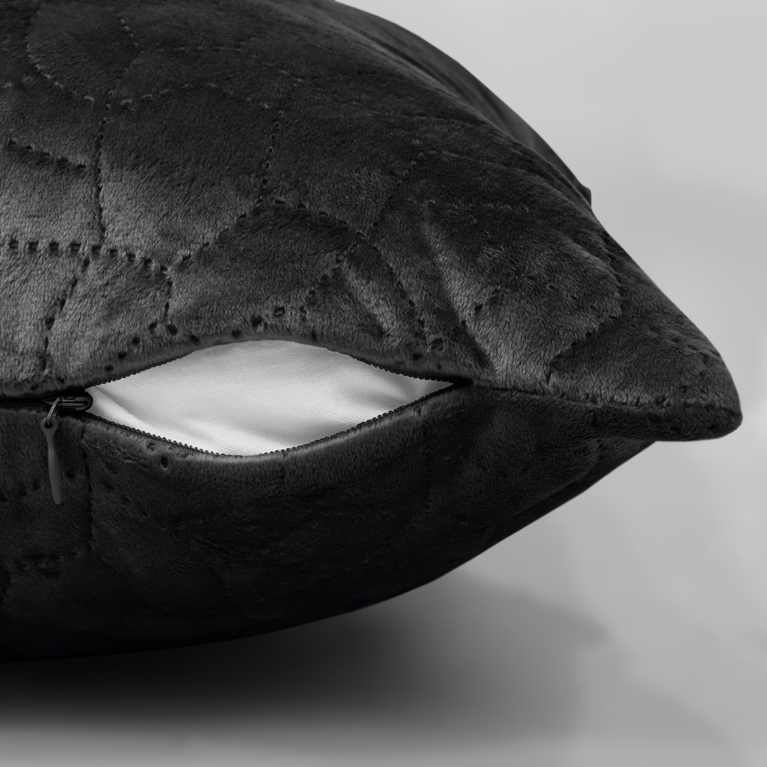 18x18 Pack Of 2 Velvet Cushion Cover Pebbles Pattern