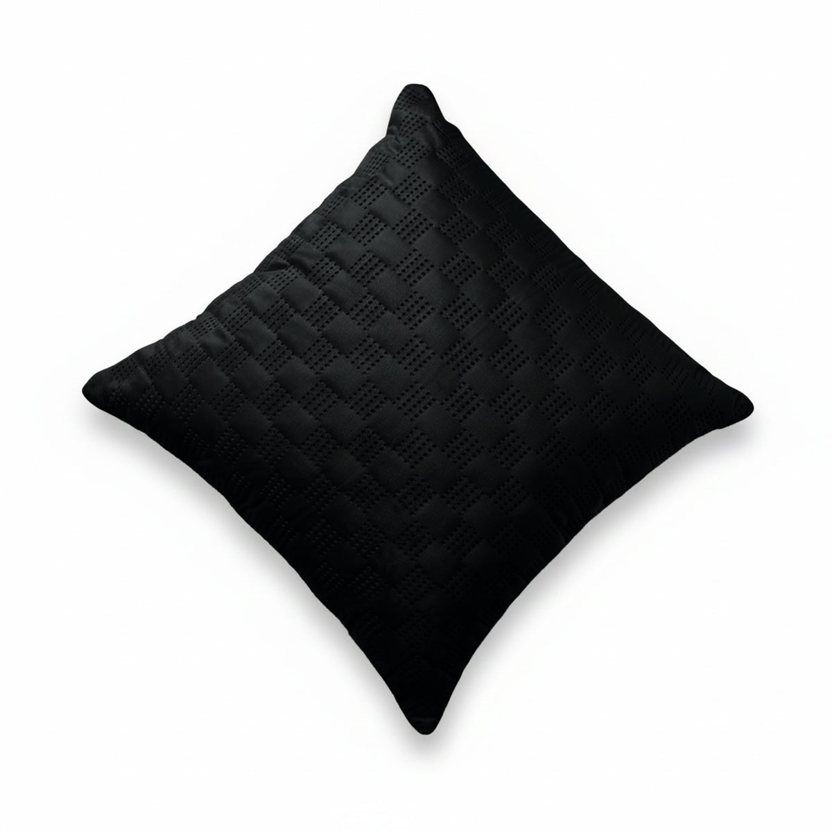 Pack Of 2 Square Velvet Cushion Cover Check Pattern