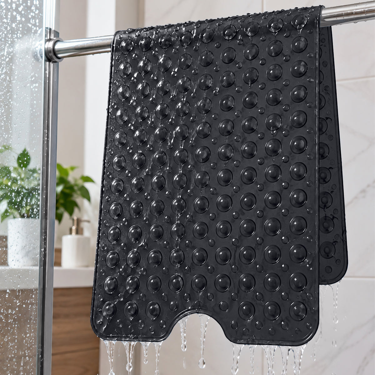 Non Slip Shower Mat for Elderly Safe, Secure & Comfortable Bathing