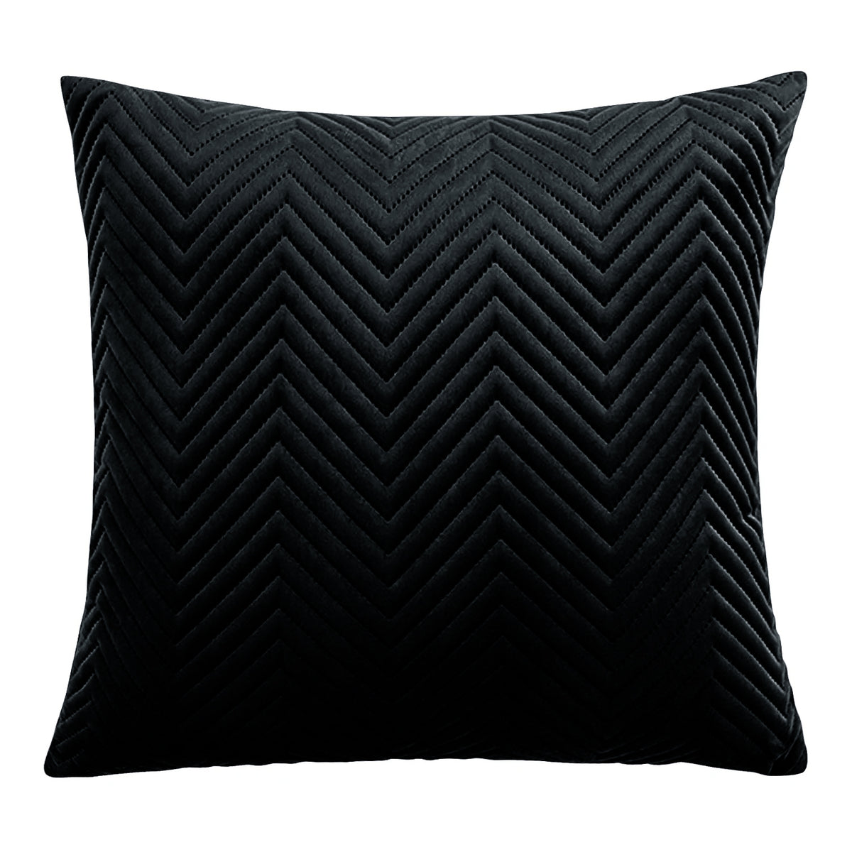 Embossed Velvet Sofa Pillows Cover Pack Of 2 Covers & Filled Cushion