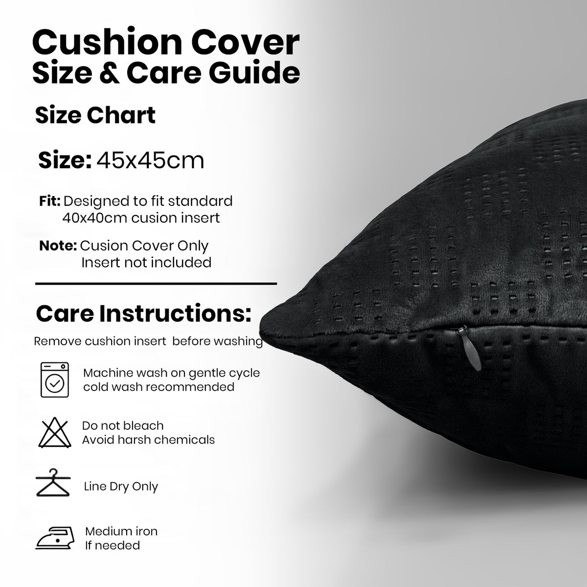 Pack Of 2 Square Velvet Cushion Cover Check Pattern