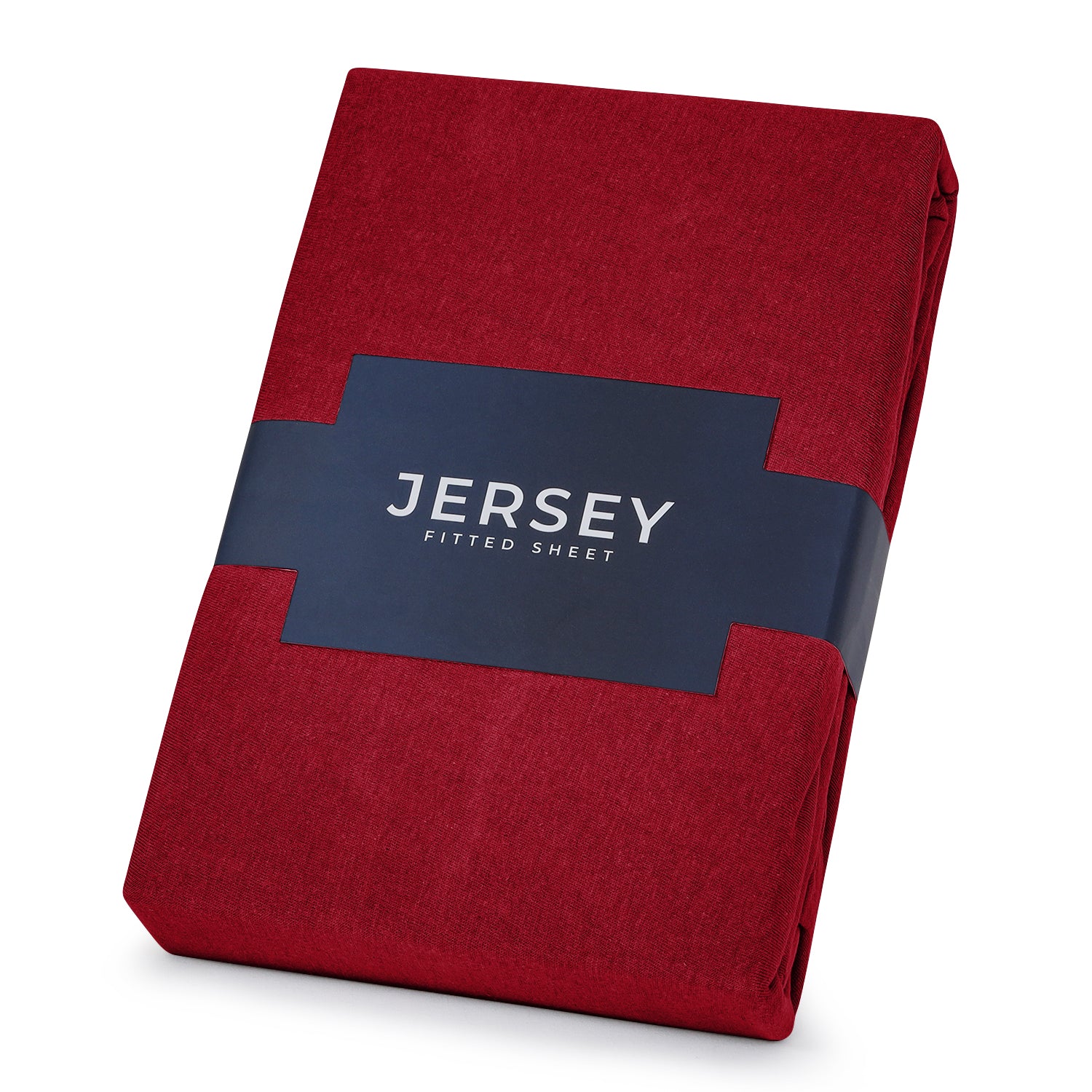 Burgundy Jersey cotton Fitted Sheet