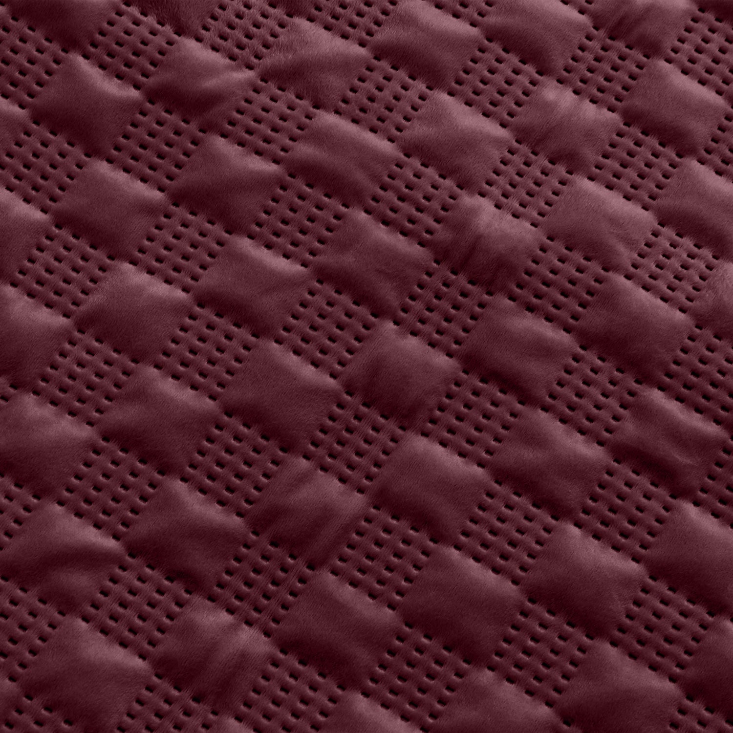 Pack Of 2 Square Velvet Cushion Cover Check Pattern