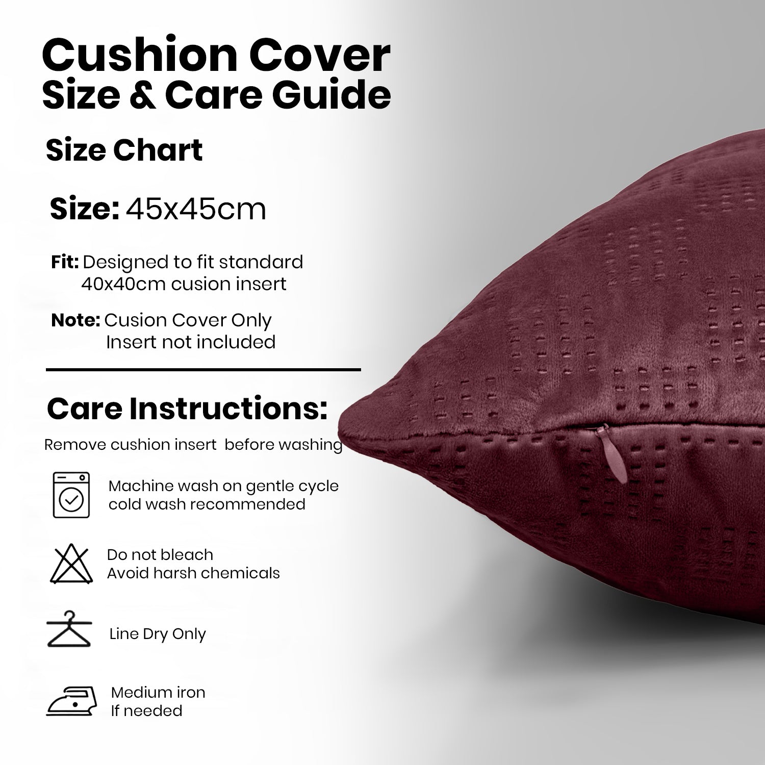 Pack Of 2 Square Velvet Cushion Cover Check Pattern