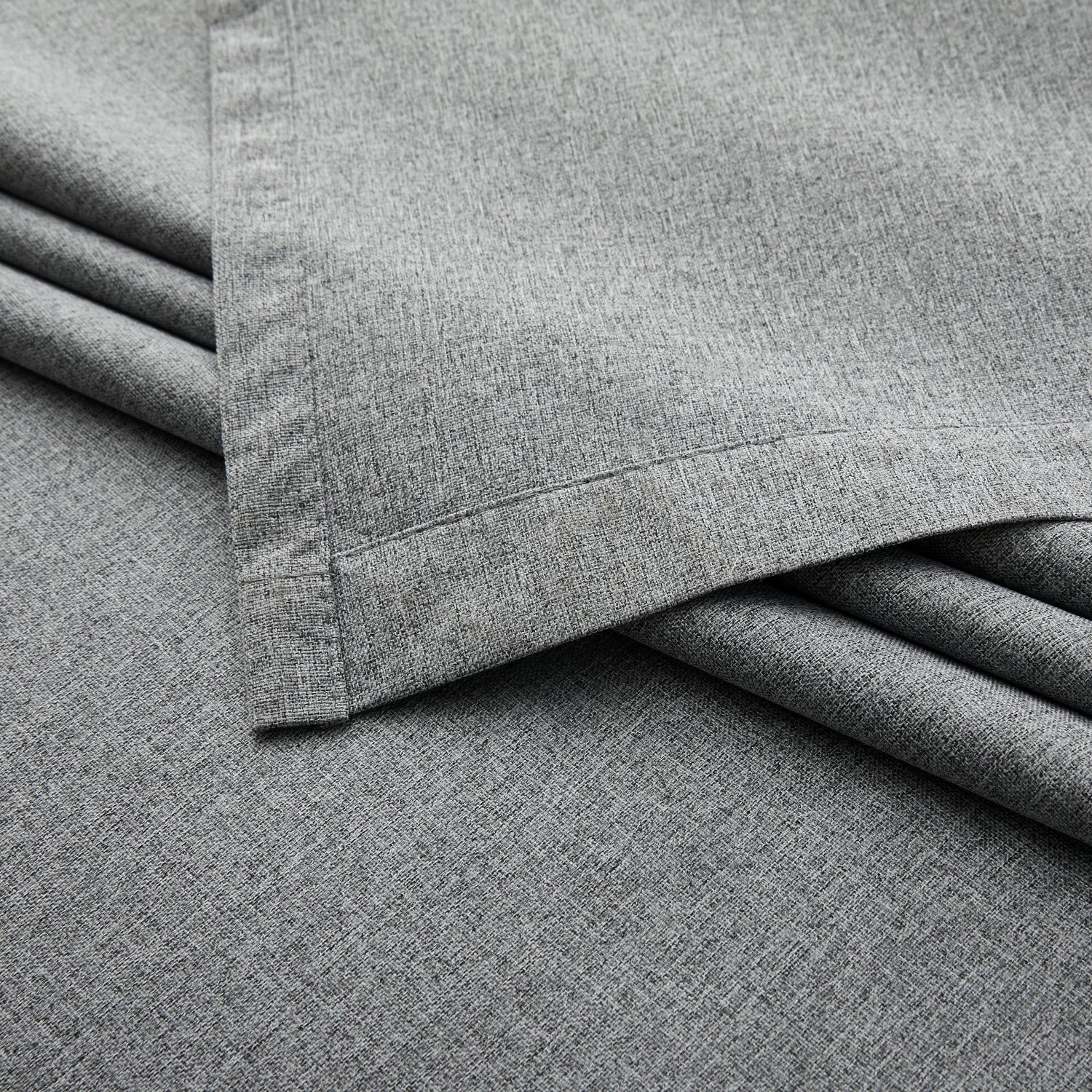 Charcoal curtains for living room