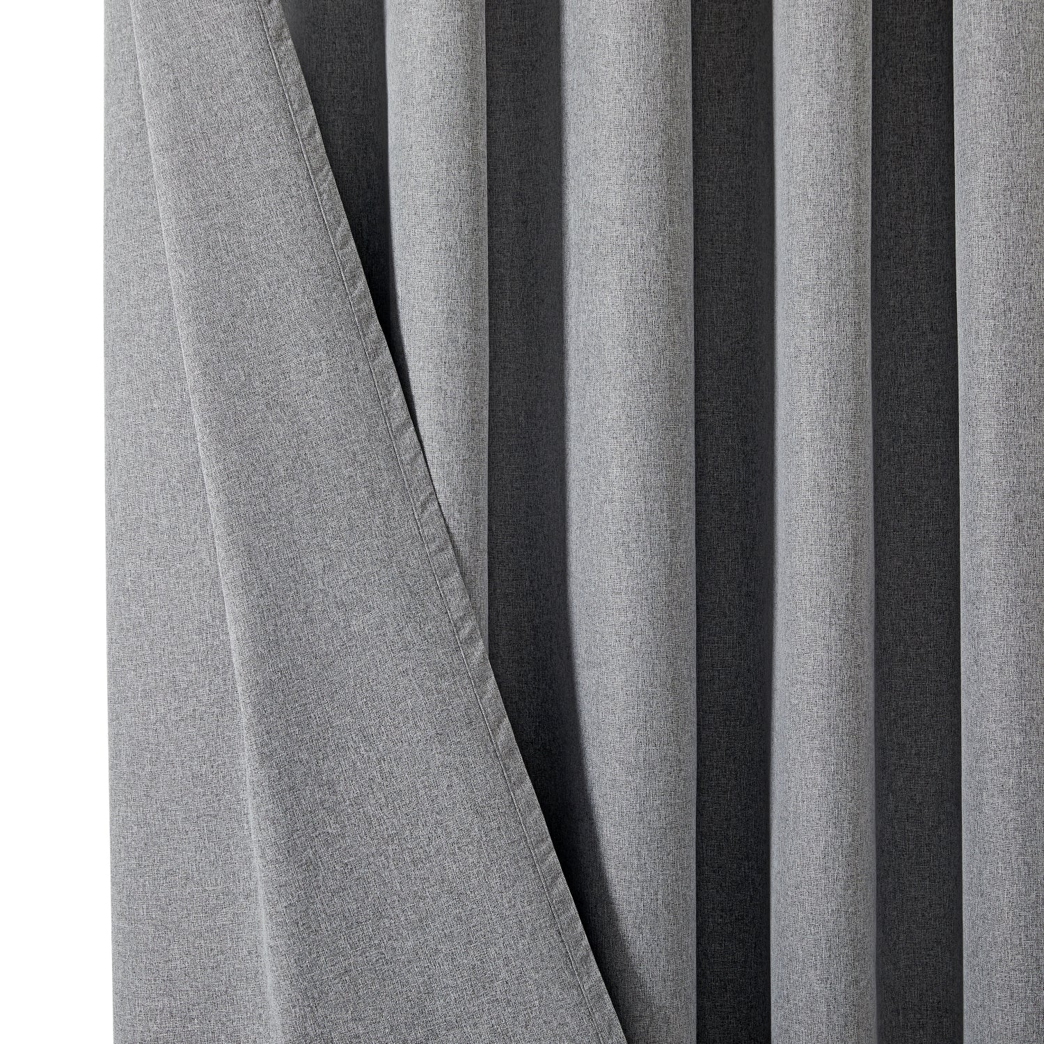 Charcoal curtains for living room