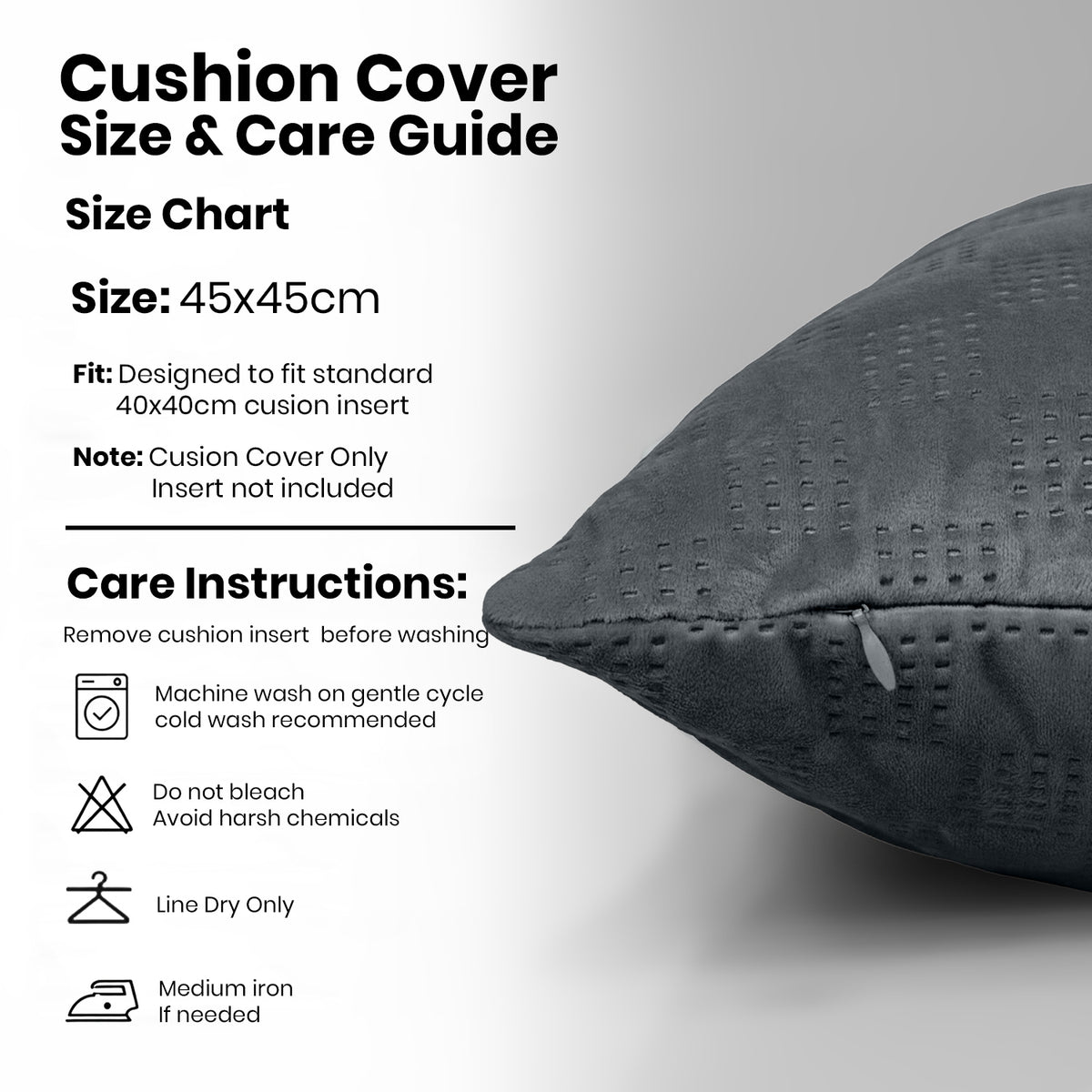Pack Of 2 Square Velvet Cushion Cover Check Pattern