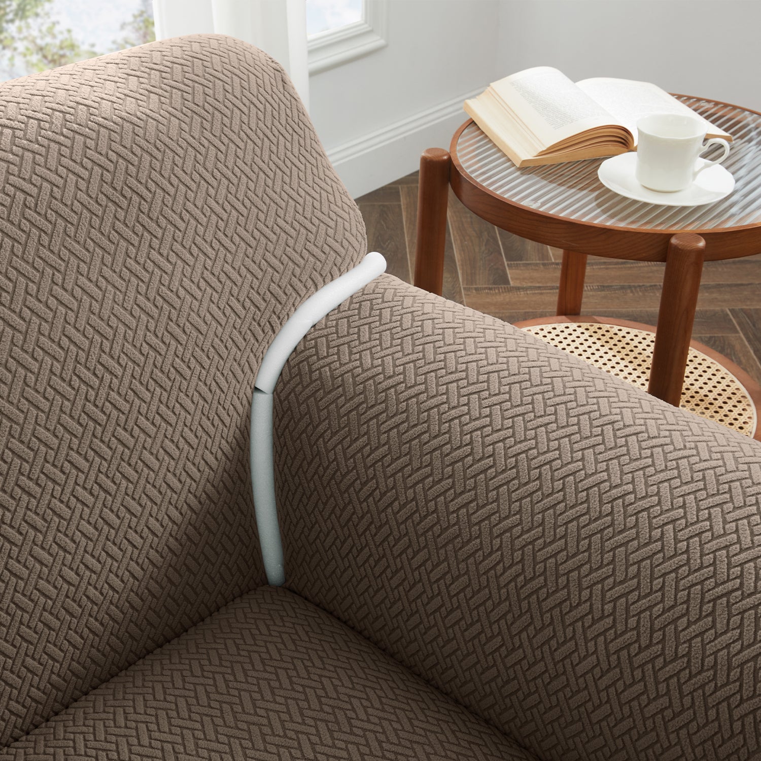 Stretch Slip Covers colour Beige