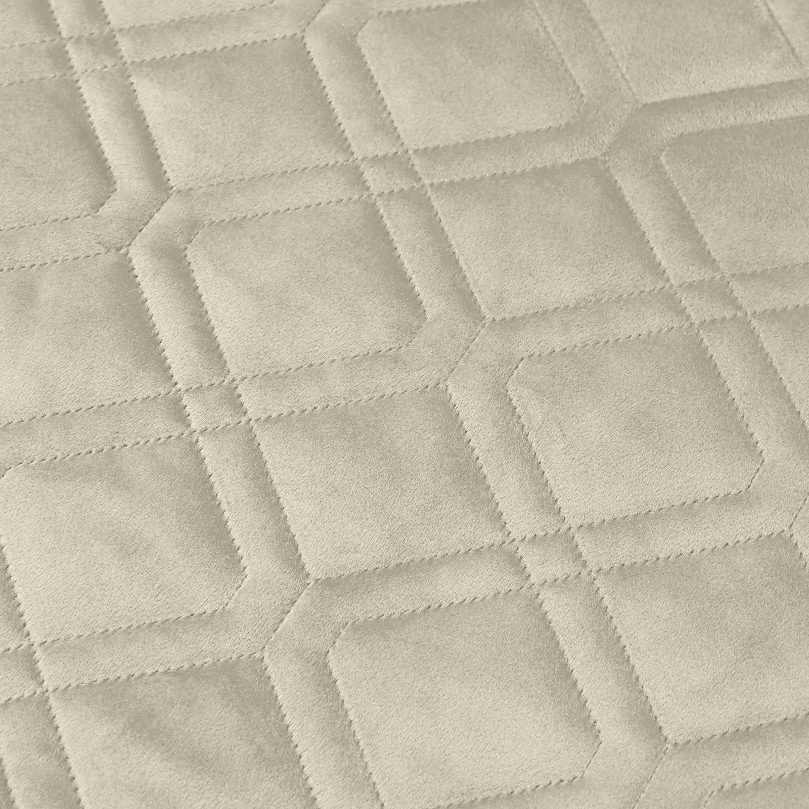 Pack Of 2 Embossed Velvet Cushion Cover Diamond Pattern