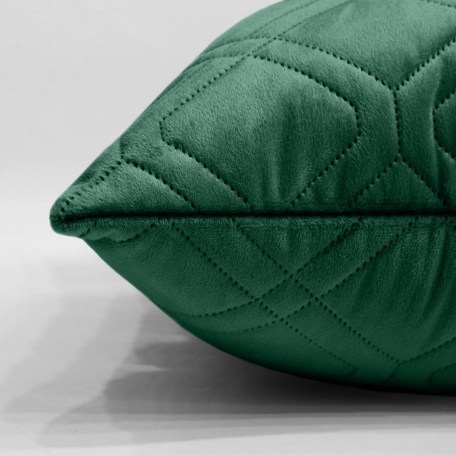 Pack Of 2 Embossed Velvet Cushion Cover Diamond Pattern