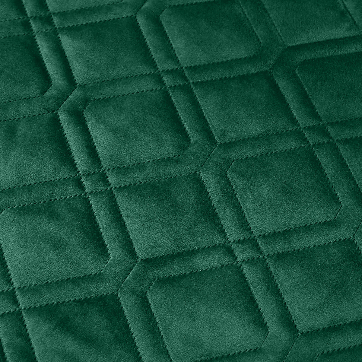 Pack Of 2 Embossed Velvet Cushion Cover Diamond Pattern
