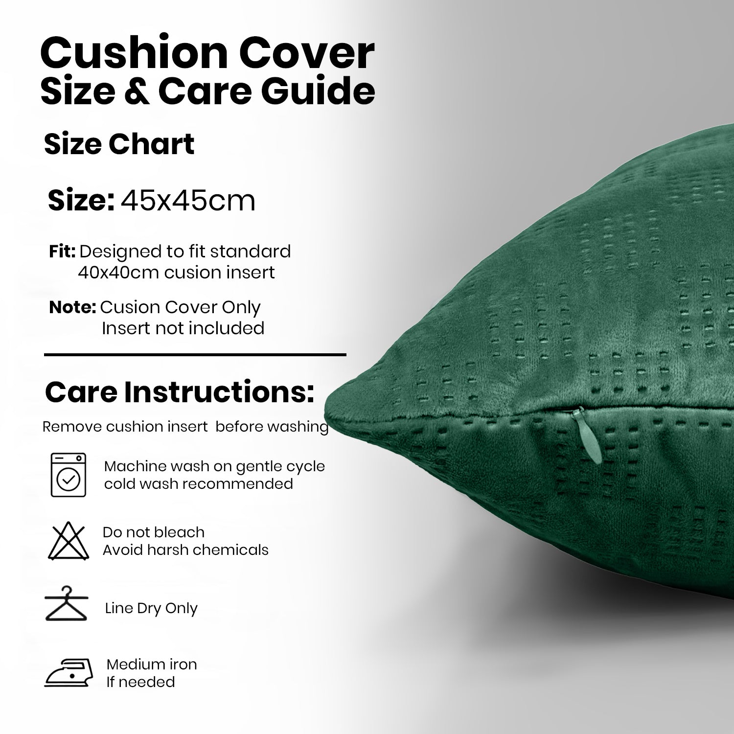 Pack Of 2 Square Velvet Cushion Cover Check Pattern