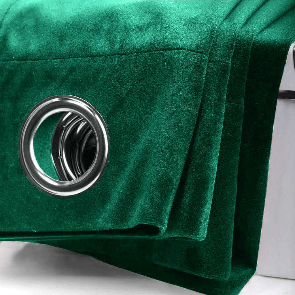 Emerald Green Velvet Curtains