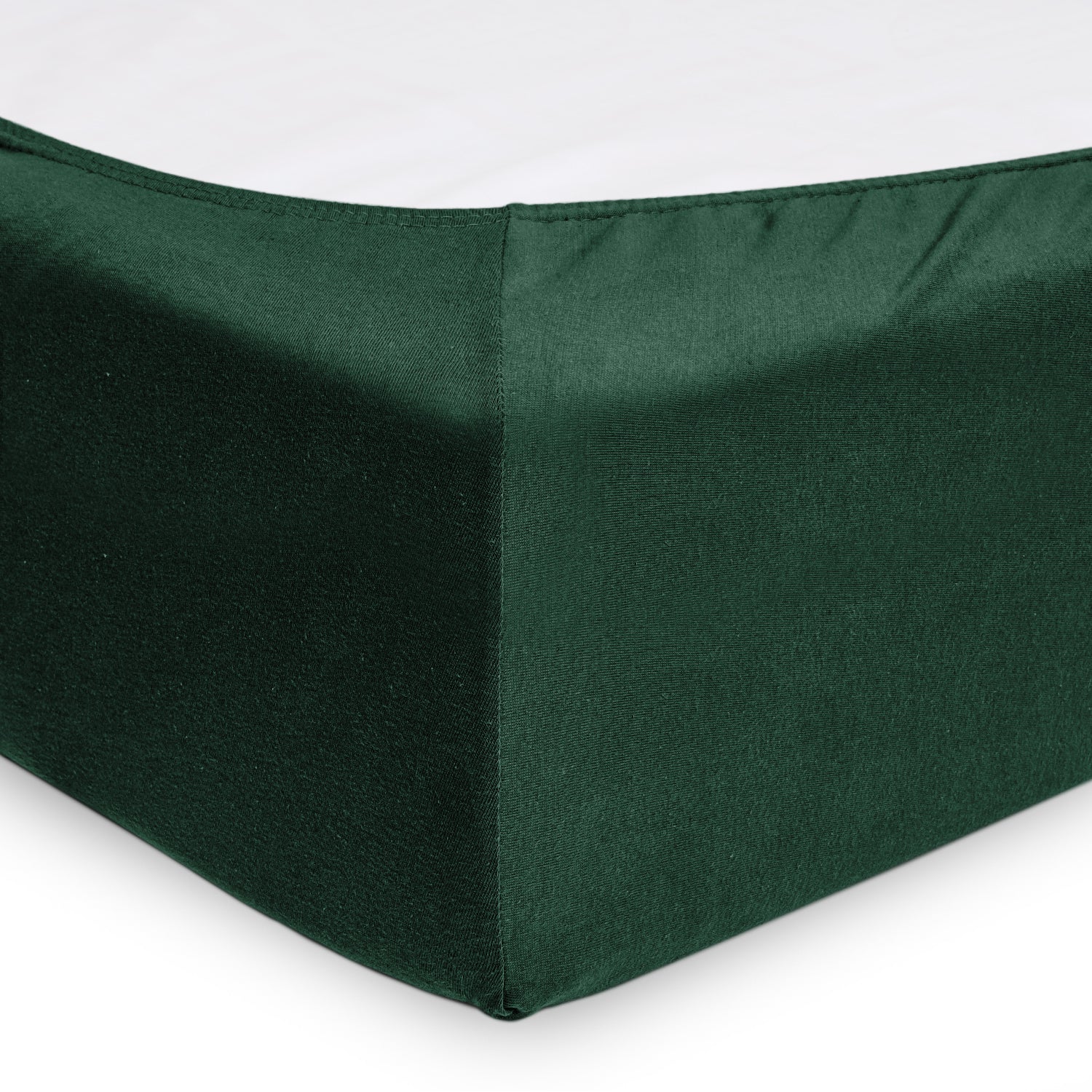 Emerald Green Jersey cotton Fitted Sheet
