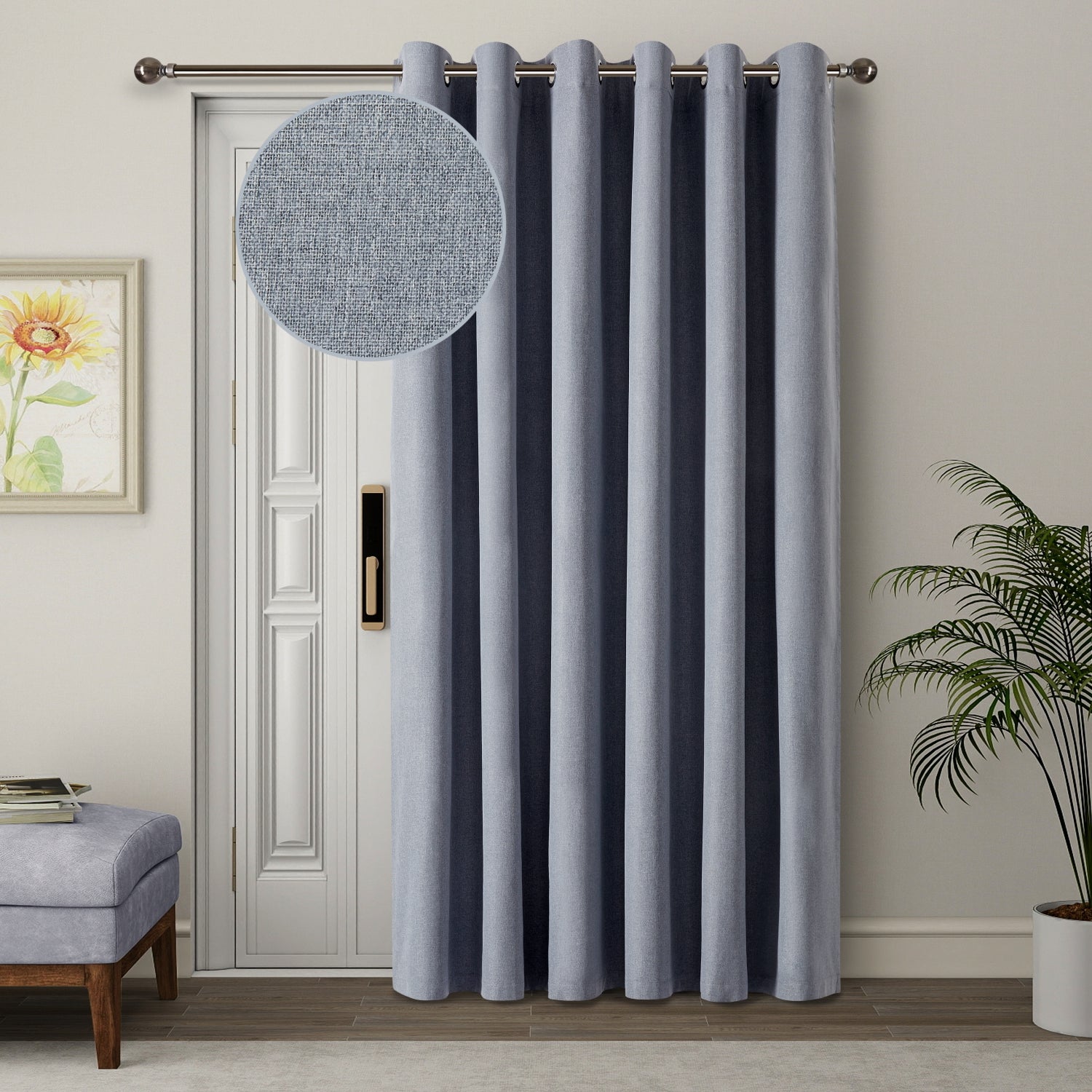 Grey curtains for bedroom