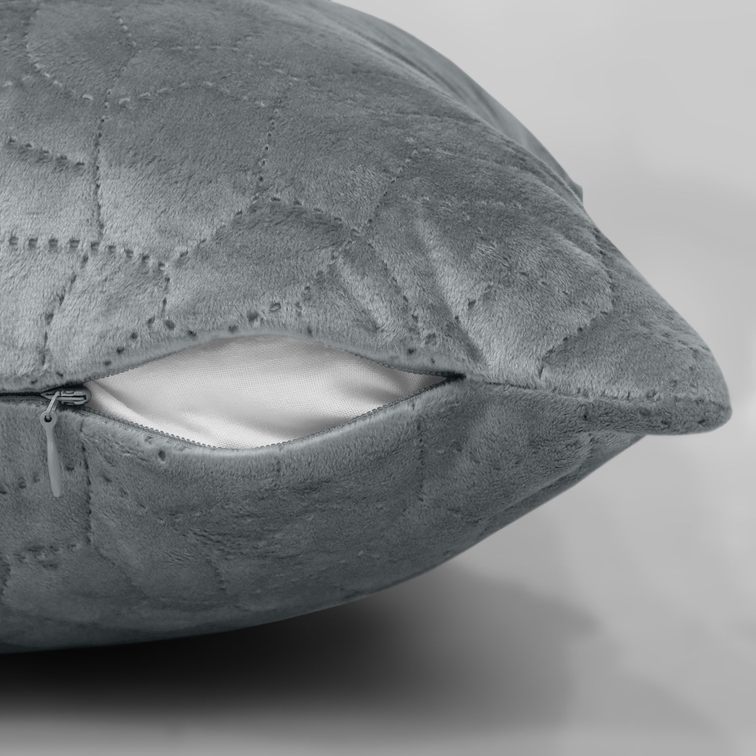 18x18 Pack Of 2 Velvet Cushion Cover Pebbles Pattern