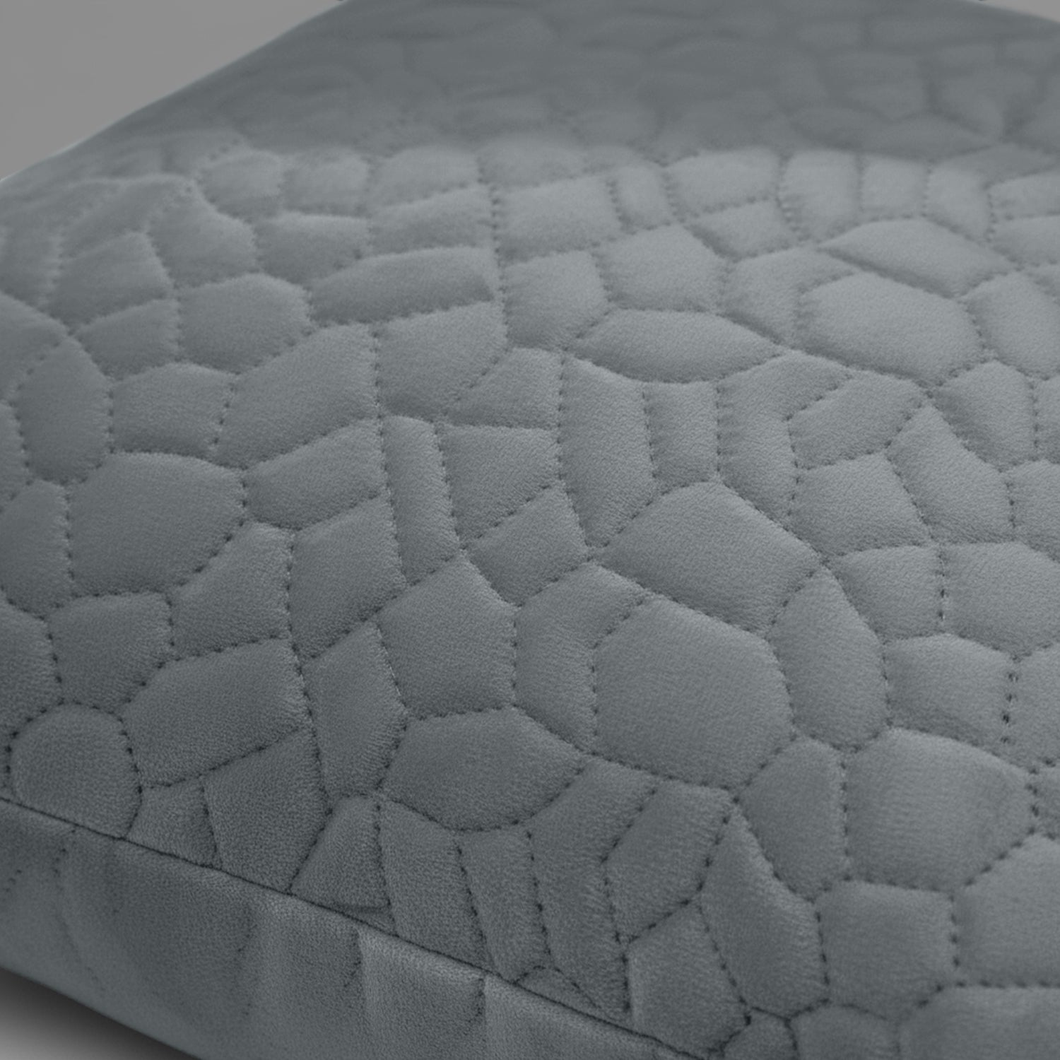 18x18 Pack Of 2 Velvet Cushion Cover Pebbles Pattern