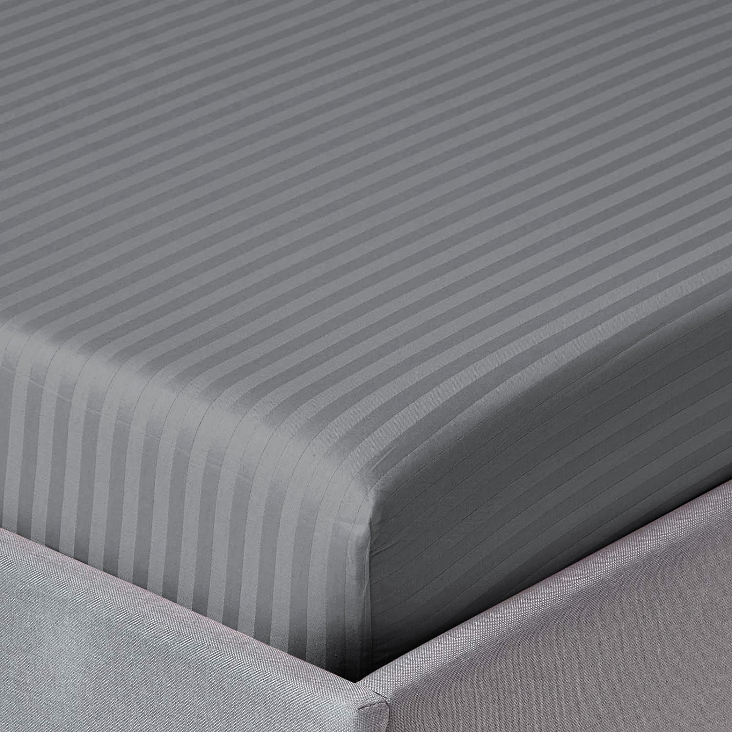 Grey Extra Deep Mattress Fitted Sheets