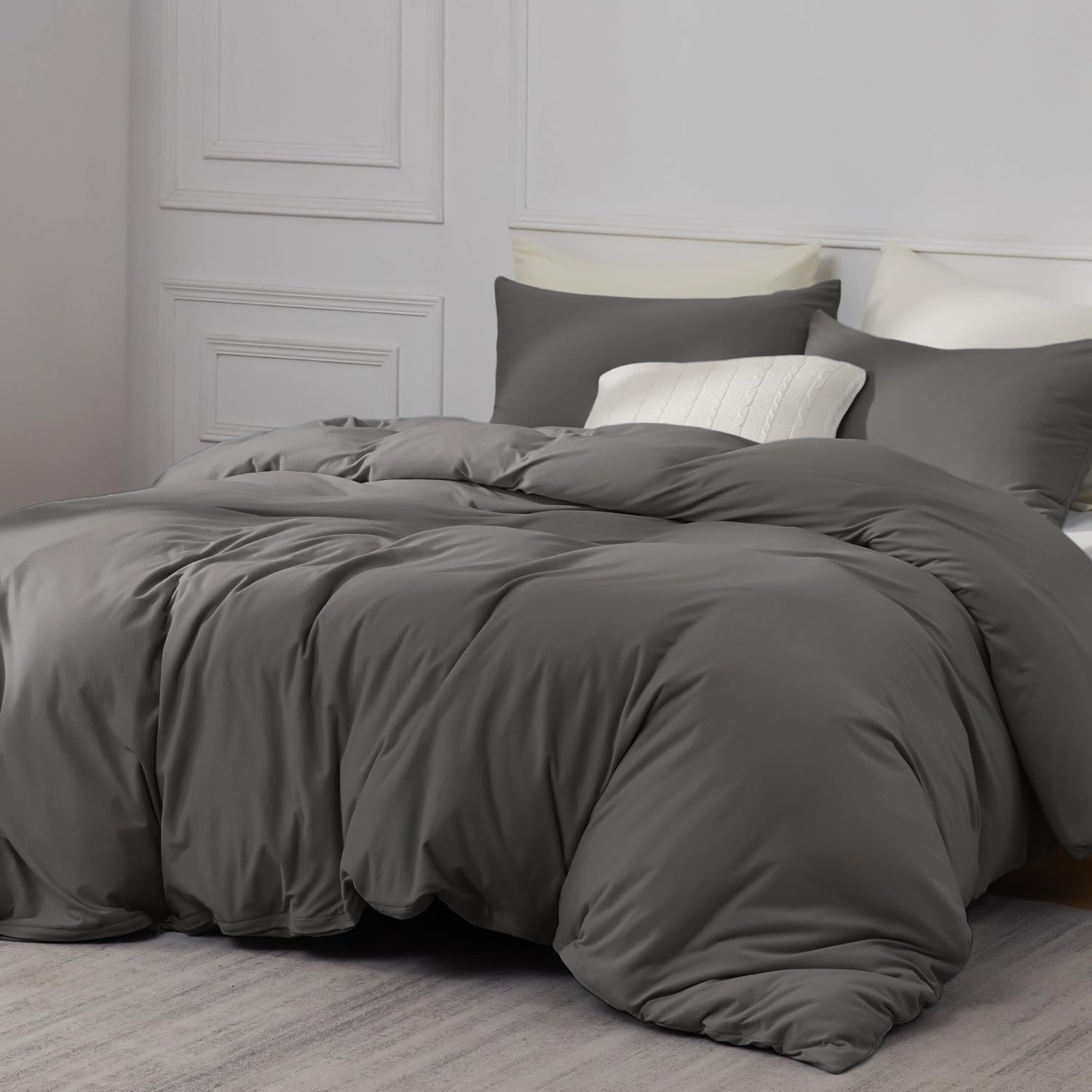 Hotel Collection Grey Duvet Cover Set