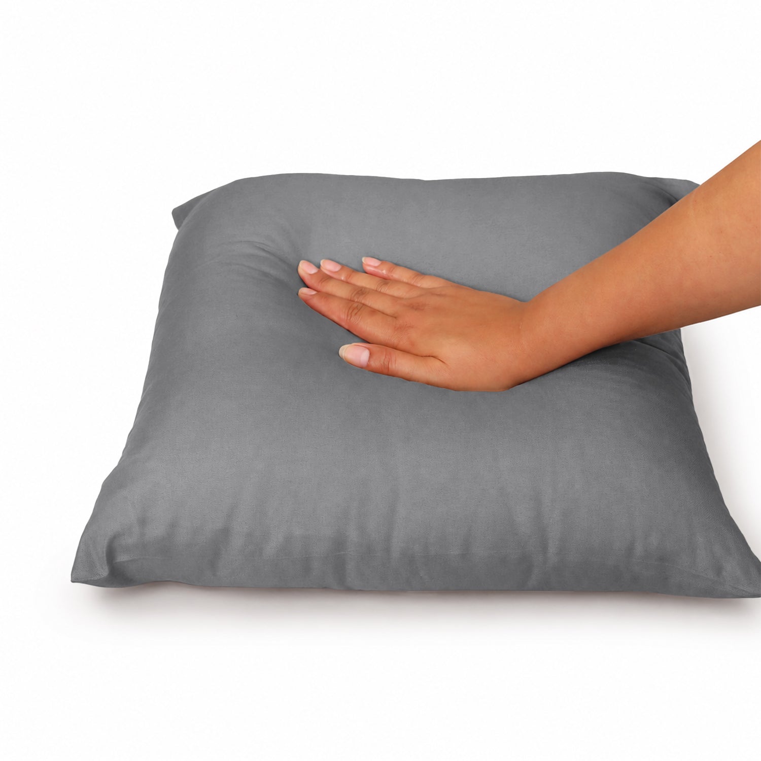 Pair Of Soft Microfibre Plain Cushion Covers for Sofa, Bed & Living Room