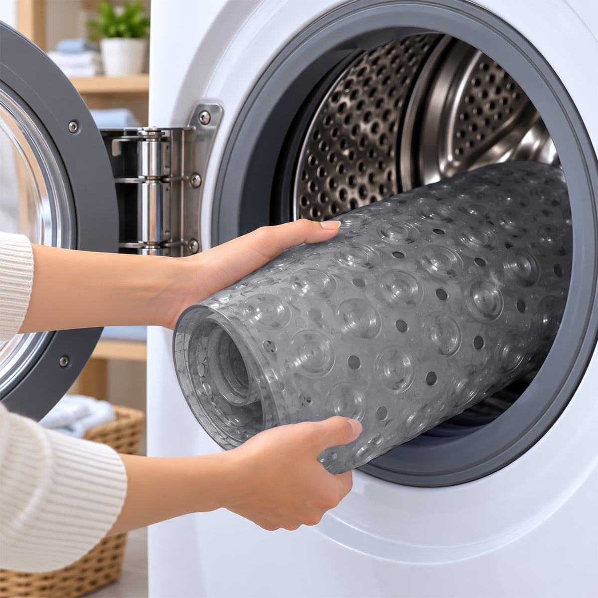 Non Slip Shower Mat for Elderly Safe, Secure & Comfortable Bathing