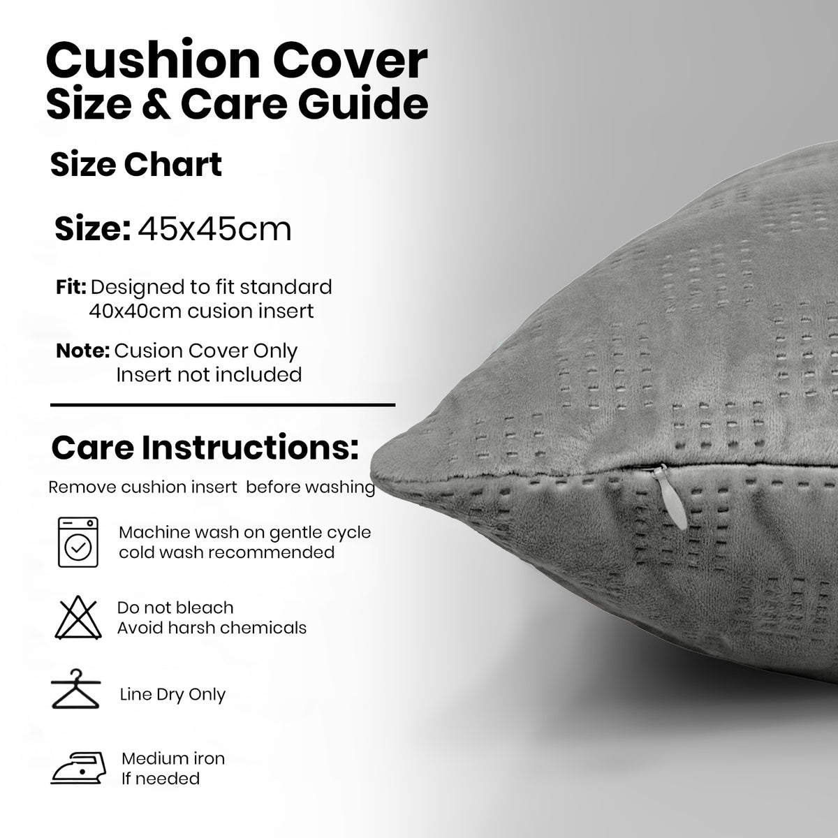 Pack Of 2 Square Velvet Cushion Cover Check Pattern