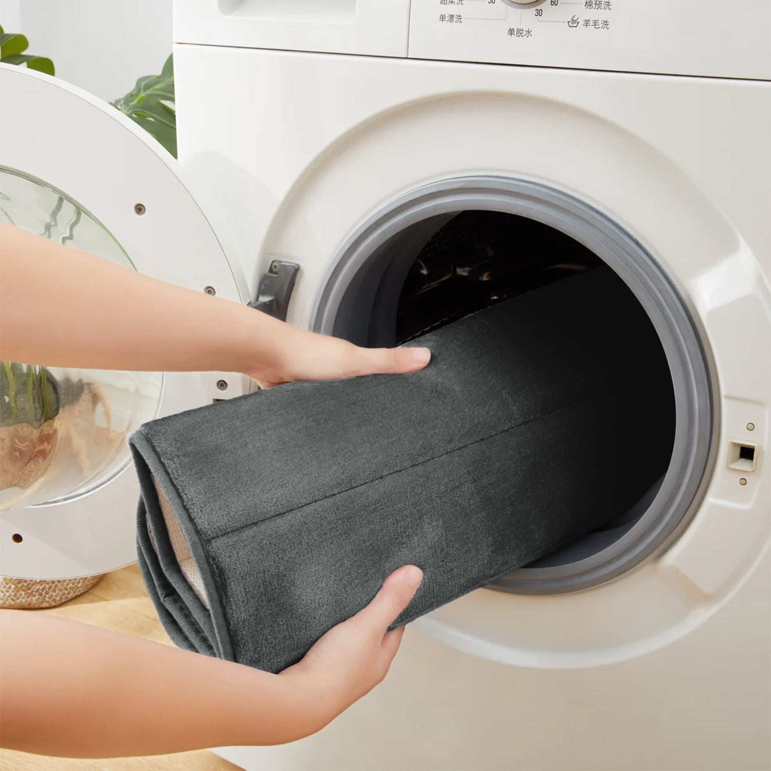 Memory Foam Grey Bathroom Mat