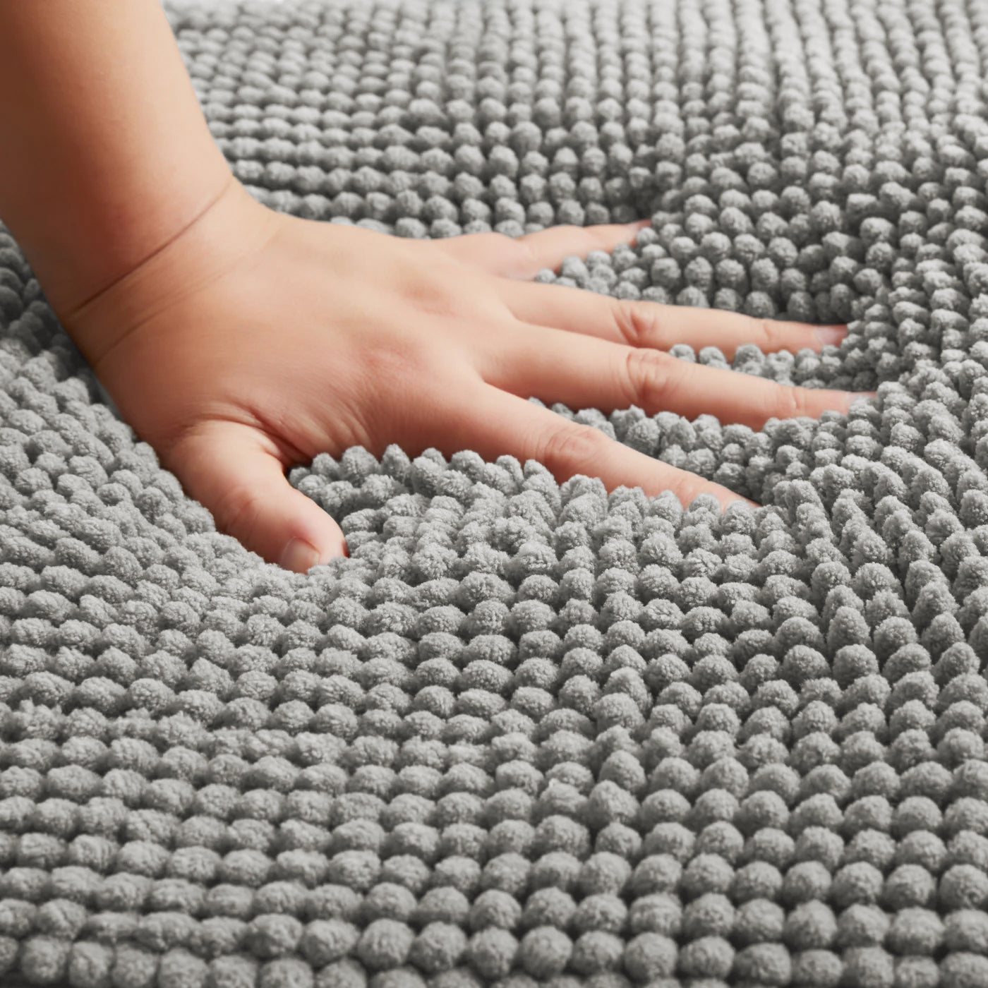 silver Thin Bath Mat