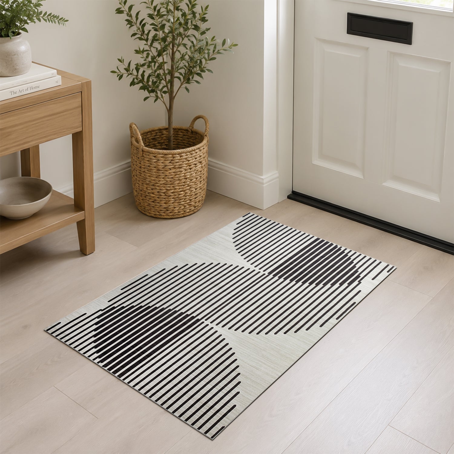 Jett Printed Pattern Rug Non-Slip Area Carpet