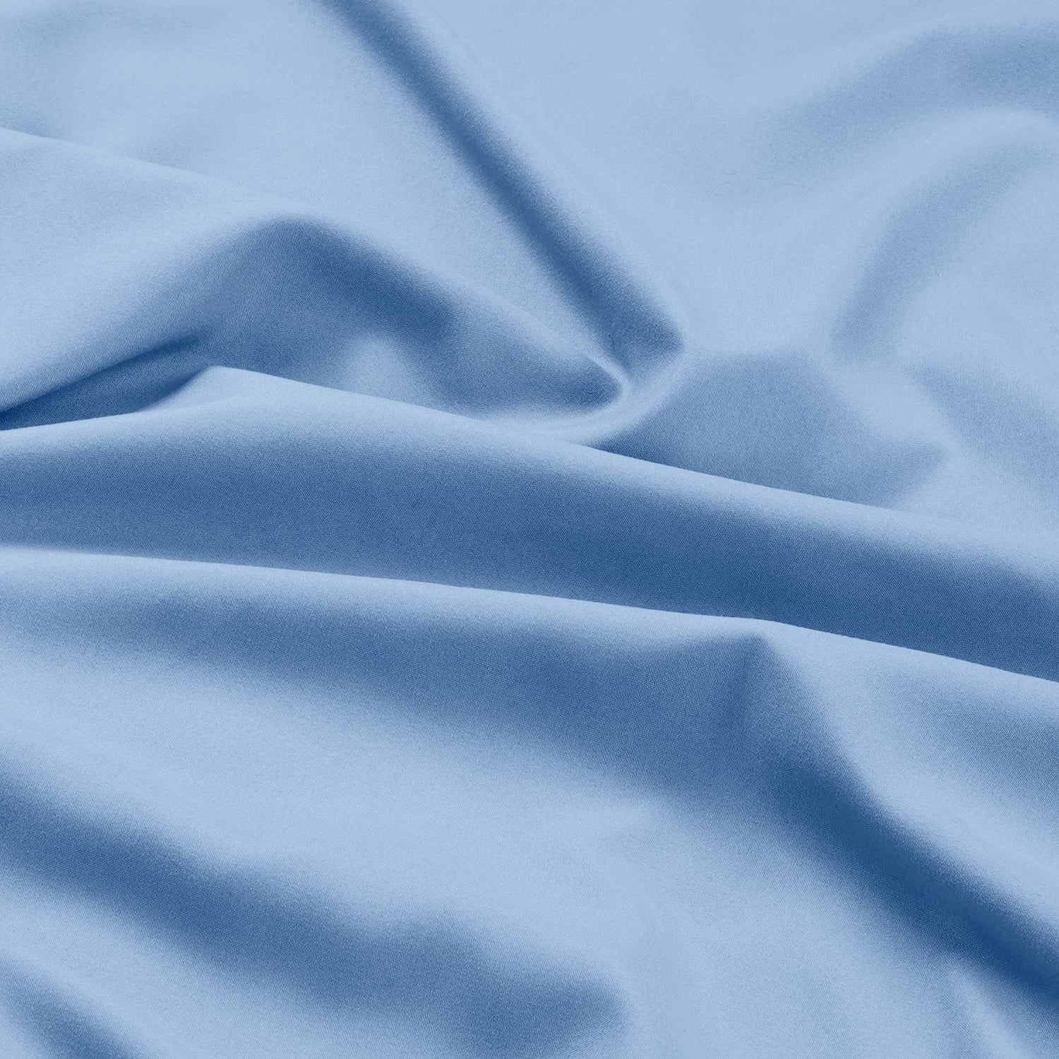 4 Piece Plain Bedding Set Duvet Cover, Pillowcases & Fitted Sheet