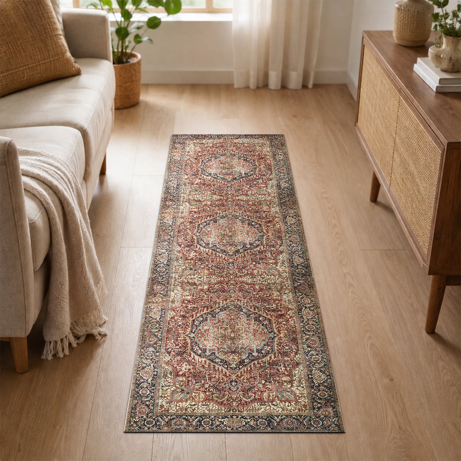Antique Style Rug for Living Room & Bedroom
