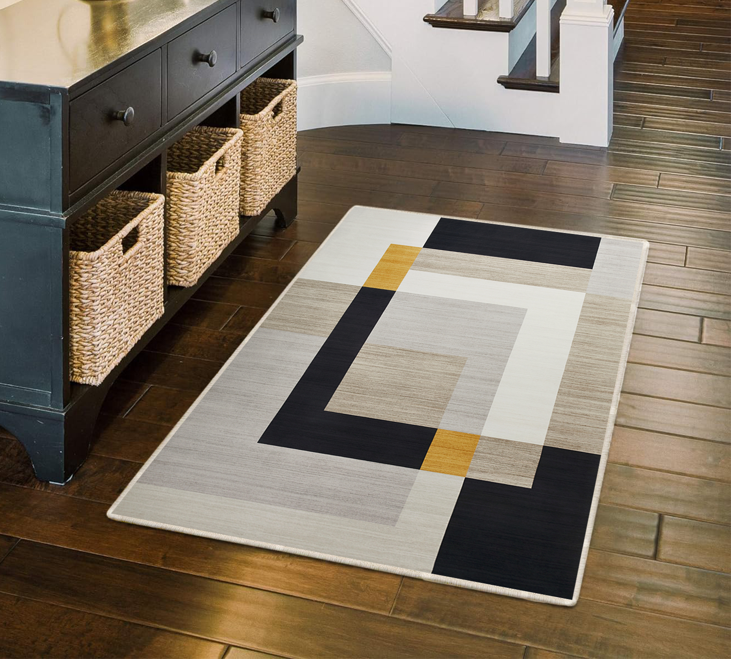 Living Room Printed Contemporary Rugs