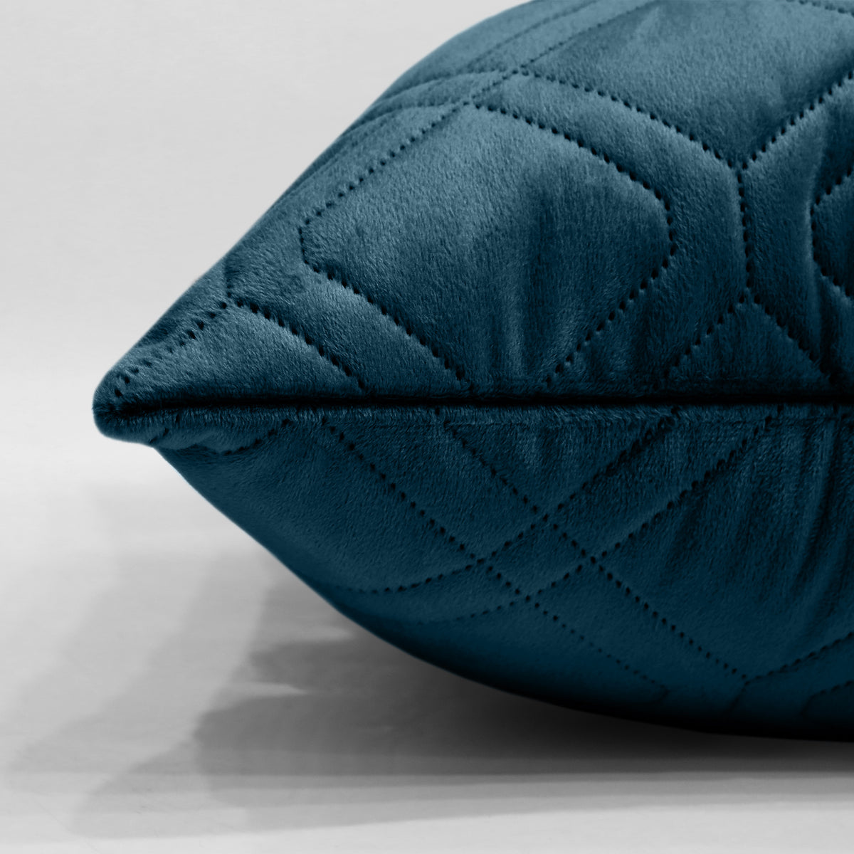 Pack Of 2 Embossed Velvet Cushion Cover Diamond Pattern