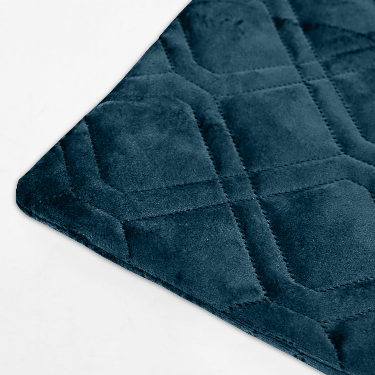 Pack Of 2 Embossed Velvet Cushion Cover Diamond Pattern