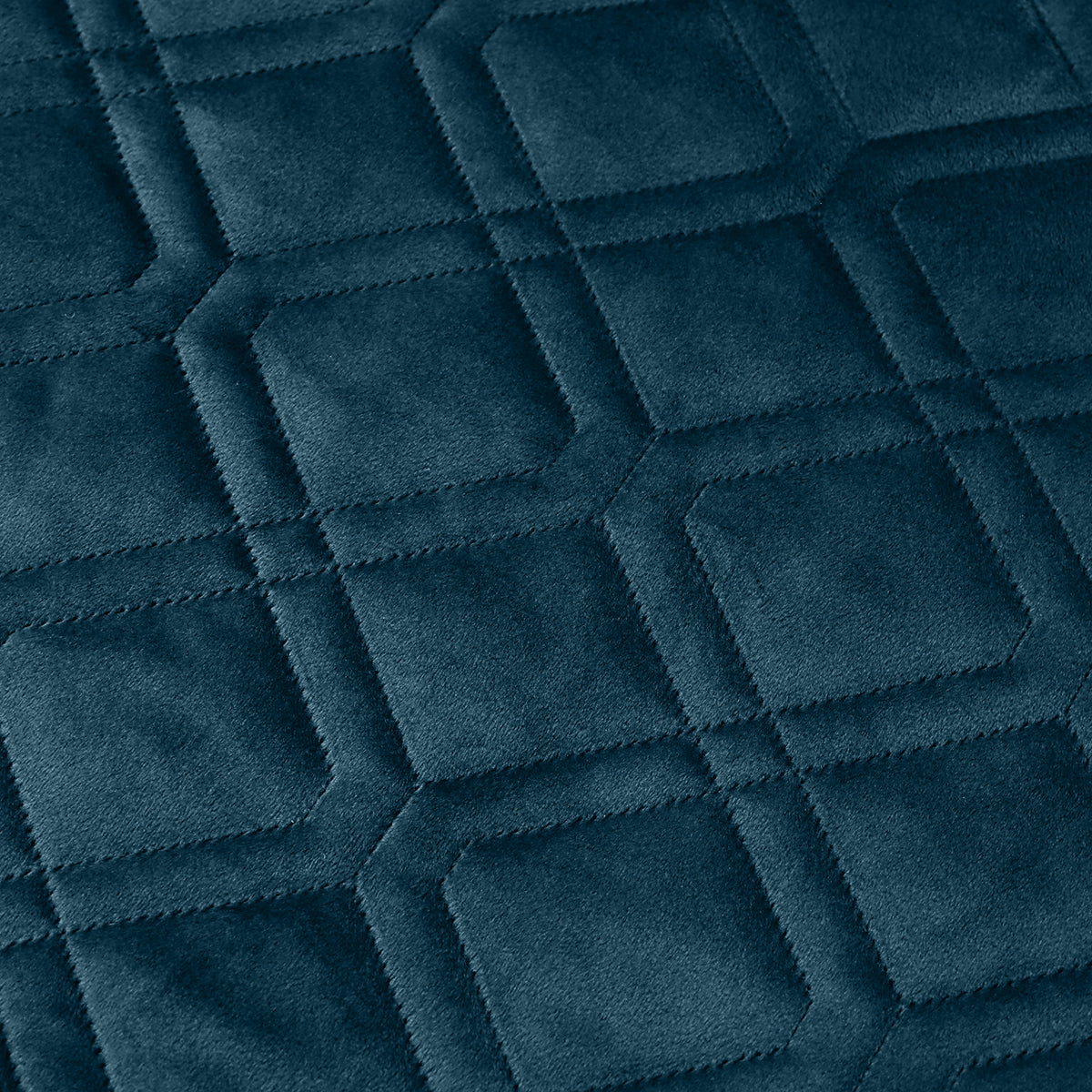 Pack Of 2 Embossed Velvet Cushion Cover Diamond Pattern