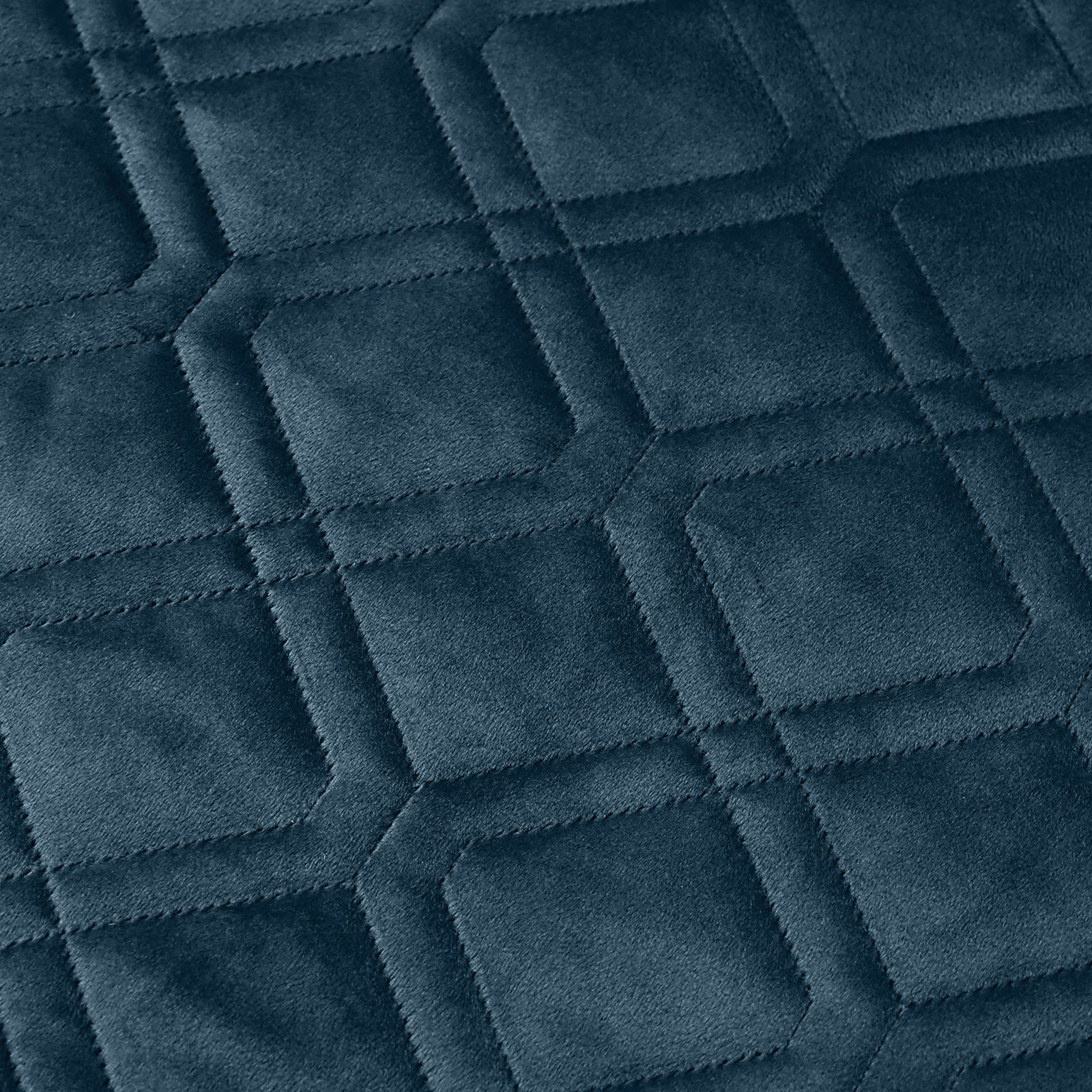 Pack Of 2 Embossed Velvet Cushion Cover Diamond Pattern